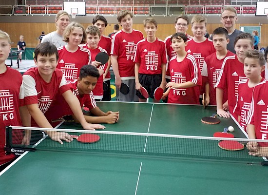 Erfolgreiche FKG-Tischtennis-Sportler