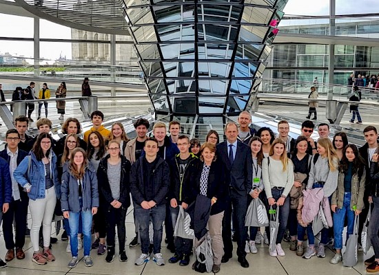 FKG-Delegation zu Besuch im Berliner Reichstag