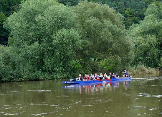 Die FKG-Mannschaft beim Survival-Training