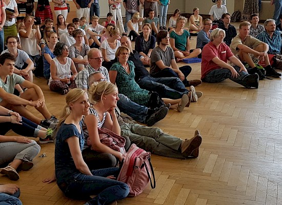 Sitzstreik des FKG-Kollegiums: 