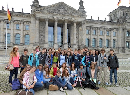 Die französischen Austausch-Schüler aus Pau zu Gast