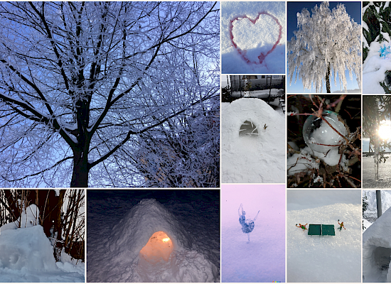 Schneekunst im Flockdown