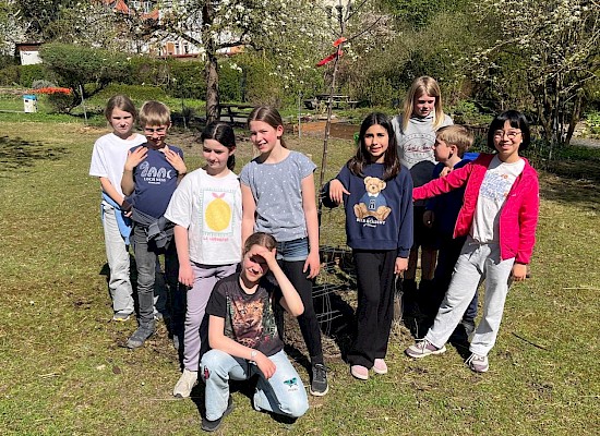 Frühling im Schulgarten